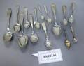 Approximately Thirtyfour Coin Silver Spoons