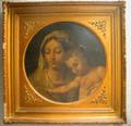 Framed Oil Madonna and Child