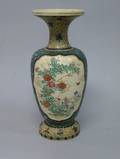 Japanese Satsuma Cloisonne Ceramic Vase