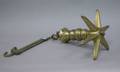 Brass Ratcheted Hanging Oil Lamp
