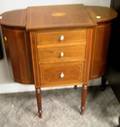 Federalstyle Inlaid Mahogany Martha Washington Sewing Stand