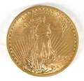 US 1908 20 gold St Gaudens coin