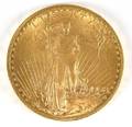 US 1908 20 gold St Gaudens coin