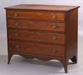 Federal Walnut Inlaid Chest of Drawers