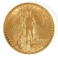 US 1908 20 gold St Gaudens coin