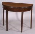 Federal Demilune Mahogany Card Table