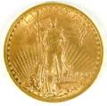 US 1908 20 gold St Gaudens coin