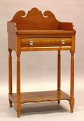 Federal Tiger Maple and Pine Washstand
