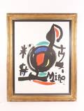 Joan Miro Italia 1969 Lithograph Signed