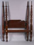 Classical Mahogany and Mahogany Veneer Carved Tester Bed