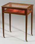 Edwardian Inlaid Mahogany Vitrine Table