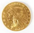 US 1913 P 25 gold Indian Head coin