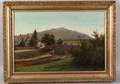Bertha Cummings American 19th Century View of Mt Monadnock from a Farmstead