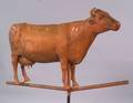 Molded Copper and Zinc Cow Weathervane
