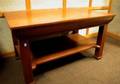 Classical Mahogany TwoDrawer Work Table