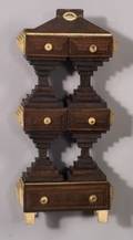 ThreeTier ChipCarved Stand