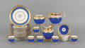 Assembled Paris porcelain tea and luncheon service