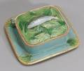 George Jones Majolica Sardine Box and Cover