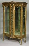 Louis XVI Style Giltwood and Gilt Composition Vitrine