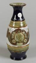 Royal Doulton Stoneware Edward VII Coronation Vase