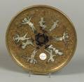 Inlaid Bronze Renaissance Revival Salver