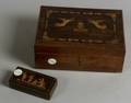 Two Continental Inlaid and Veneered Boxes
