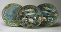 Three Cloisonne Plates
