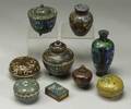 Nine Pieces of Cloisonne