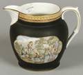 Transfer Printed Prattware Jug
