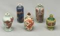 Six Porcelain Snuff Bottles