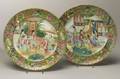 Pair of Rose Mandarin Plates