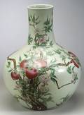 Nine Peaches Vase