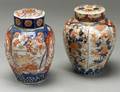 Two Imari Covered Jars