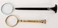 Two Magnifying Glasses One with Sterling Overlay
