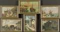 Continental School 19th20th Century Lot of Six Scenic Views