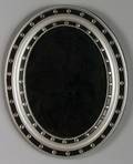 Irish Georgianstyle Black Painted Mirror
