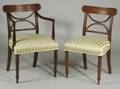 Set of Eight Regency Mahogany Dining Chairs