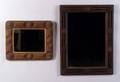 Two ChipCarved Mirrored Frames