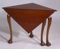 Chippendalestyle Mahogany Carved Handkerchief Table