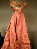 Late 19th Century Ladys Pink Silk Short Bodice and Dress