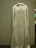 Vogue Silver and White Brocade Ladys Coat