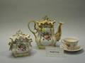 SeventeenPiece Handpainted German Porcelain Tea Service