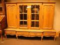 Louis XV Style Glazed Oak Breakfront