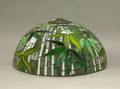 Tiffanystyle Bamboo Pattern Leaded Glass Shade