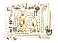 Costume jewelry including some gold filled