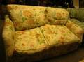 Floral Upholstered Loveseat