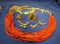 Native American Silver Pins and Bracelets Four Ethnographic Necklaces and Two Pieces of Turquoise