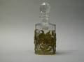 Gilt Bronze Floral Mounted Colorless Glass Decanter