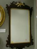 Chippendale Mahogany Veneer Mirror