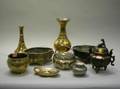 Nine Asian Decorative Metal Items